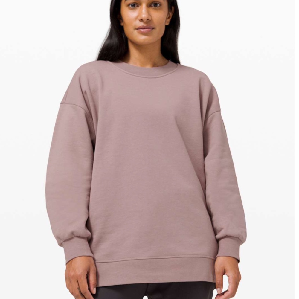 Lululemon Perfectly Oversized Crew-Size 6/8- Violet Verbena